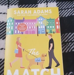 Sarah Adams 'The Match' Yellow Paperback Novel